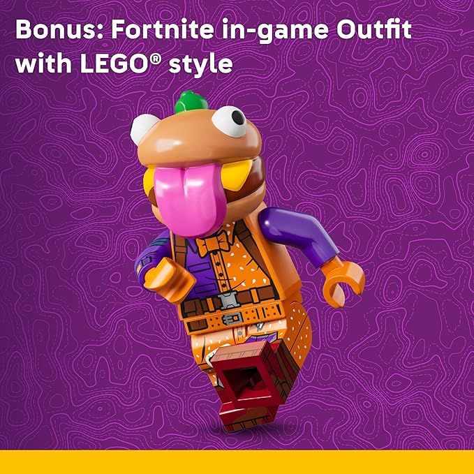 LEGO Fortnite Durrr Burger Restaurant Kids Toy - Video Game Building Set for Boys &amp Girls Ages 10+ - Fortnite Minifigures Beach Boss Grimy and More - Gift Idea for Birthdays &amp Gaming Fans -