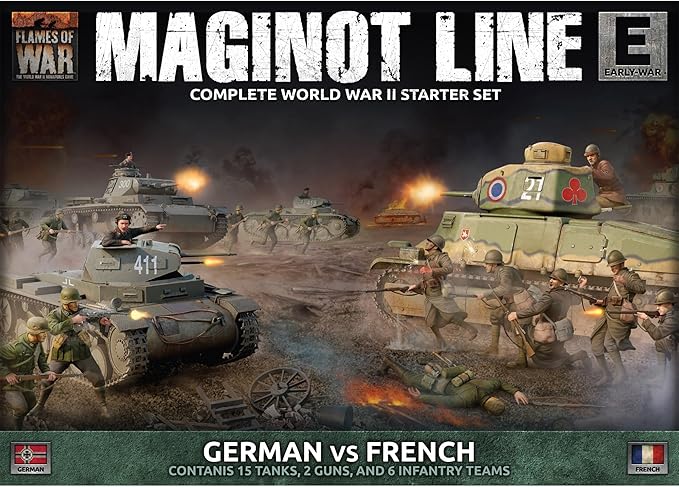 Flames of War - Maginot Line - German vs French Starter Set (Plastic)
