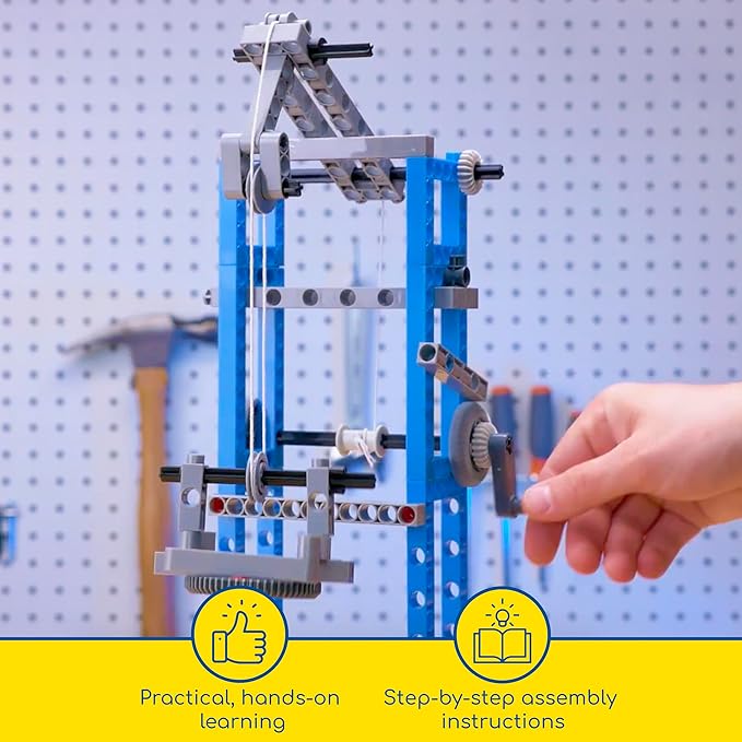 Thames &amp Kosmos Simple Machines Science Experiment &amp Model Building Kit Introduction to Mechanical Physics Build 26 Models to Investigate The 6 Classic Simple Machines