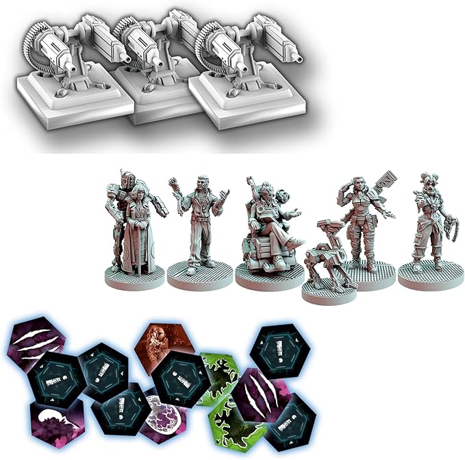 Rebel Studio Nemesis Aftermath Board Game - Epilogue Mode Play 5 New Characters Added Traits &amp Shuttle Board Cooperative Strategy Game for Adults Ages 14+ 1-5 Players 45-60 Min Playtime