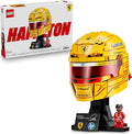 LEGO Editions Scuderia Ferrari HP Lewis Hamilton Helmet - Building Set for Teens Ages 14+ - Collectible F1 Display - Bedroom or Home Office Decor - Gift for Racing Fans - 43022
