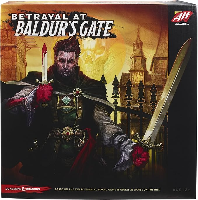 Hasbro Gaming Avalon Hill Betrayal at Baldur's Gate Modular Board Hidden Traitor GameAges 12 and UpD&ampDBased on Betrayal at House on The Hill