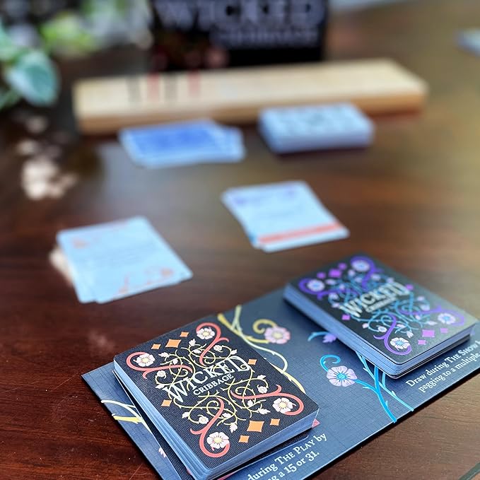 Wicked Cribbage | A Playful Twist On A Classic Game | 30-45 Minute Playtime | Ages 8+ | Quick Easy to Learn