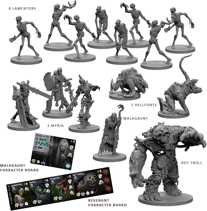 Maladum Dungeons of Enveron Starter Set - Fantasy Dungeon Crawler Game Immersive Terrain Solo Co-op and Adversarial Play