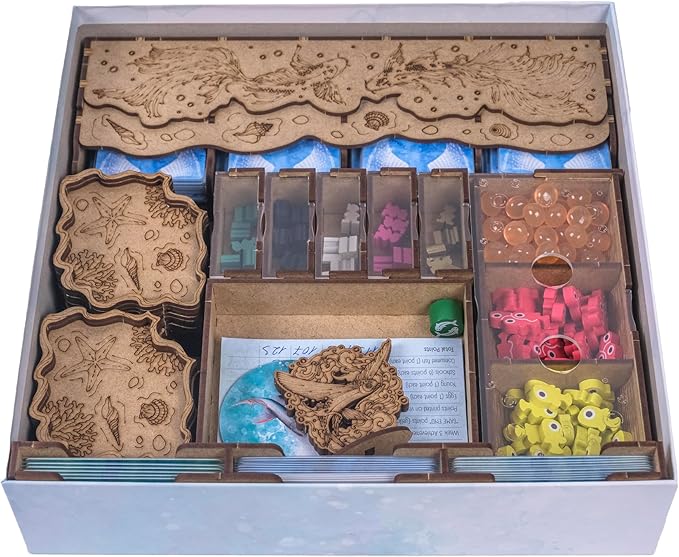 Towerrex Organizer for Finspan Board Game Insert for Finspan Board Game