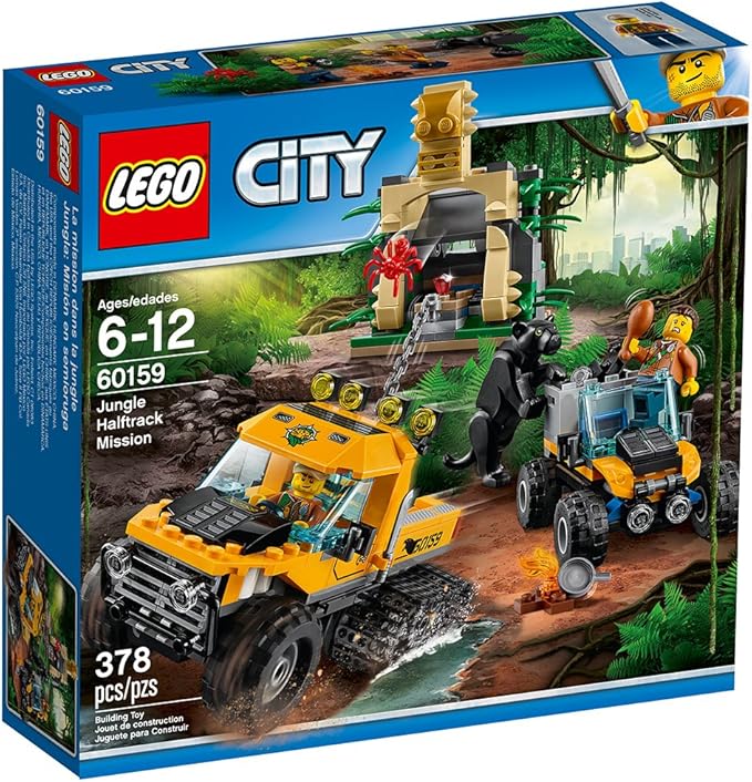 LEGO City Jungle Explorers Jungle Halftrack Mission 60159 Building Kit (378 Piece)