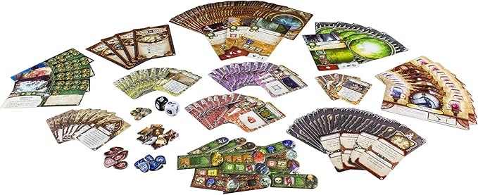 Elder Sign Unseen Forces Board Game EXPANSION - Mystical Blessings Curses and New Challenges! Cooperative Dice Adventure Ages 14+ 1-8 Players 1-2 Hour Playtime Made by Fantasy Flight Games