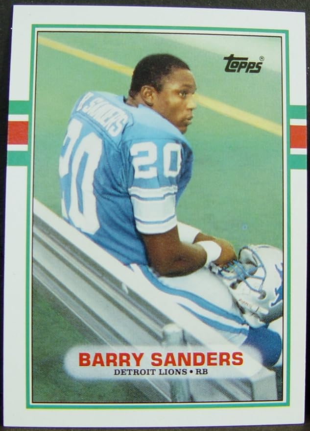 Barry Sanders 1989 Topps Traded rookie card in MINT CONDITION