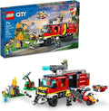 LEGO City Fire Command Truck Building Set - Fire Truck Toy with Land &amp Air Drones for Boys &amp Girls Ages 7+ - Kids Pretend Play Toy with 3 Minifigures - Gift Ideas for Birthdays - 60374