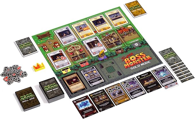 Super Boss Monster by Brotherwise Games | Dungeon-Building Strategy Drafting Rooms Luring Heroes Single-Player &amp Multiplayer Fun | for 1-4 Players | Ages 13+