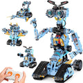 zinat 4-in-1 STEM Robot Building Kit with Remote Control Multiple Robot Designs Educational DIY Blocks Toy Birthday for Kids 6-14 &amp Adults - 824Pcs