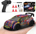1:32 Scale mini rc Drift car 4WD 25KM/H 2.4GHz Stunt Drifting RC Toys with LED Lights 4 Obstacles Rechargeable Racing Car Suitable as a Gift for Adults and Children