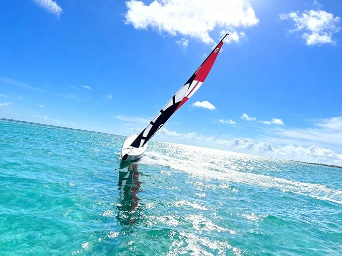 53 Remote Control Boat Wind Power 2.4G Unpowered Assembled Electric RC Sailing Boat for Hobby Adults (S)