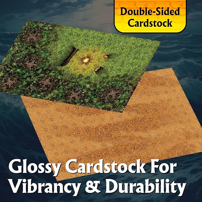 Arcknight The Wild Outdoors Roleplaying Battlemaps 16 Modular RPG Maps in 8 Double-Sided Pages 1 Square Grid Modular &amp Versatile Design for Tabletop Gaming - for Dungeons &amp Dragons Pathfi