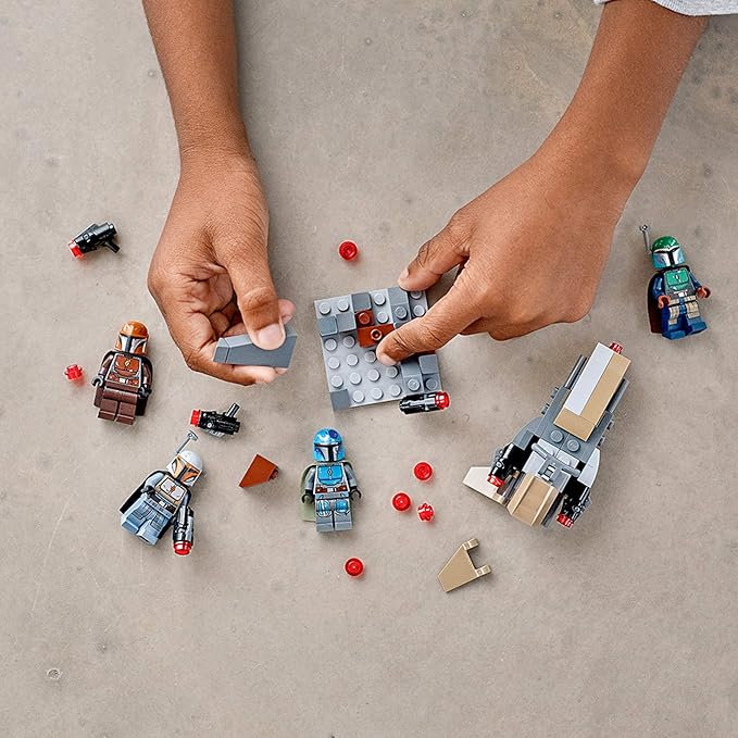 LEGO Star Wars Mandalorian Battle Pack 75267 Mandalorian Shock Troopers and Speeder Bike Building Kit Great Gift Idea for Any Fan of Star Wars: The Mandalorian TV Series (102 Pieces)