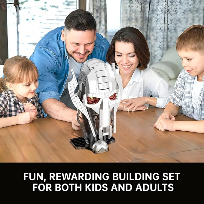 General Grievous Helmet Compatible with Lego Head Building Blocks Set Collection for Adults or Boys Gift Idea (710PCS)