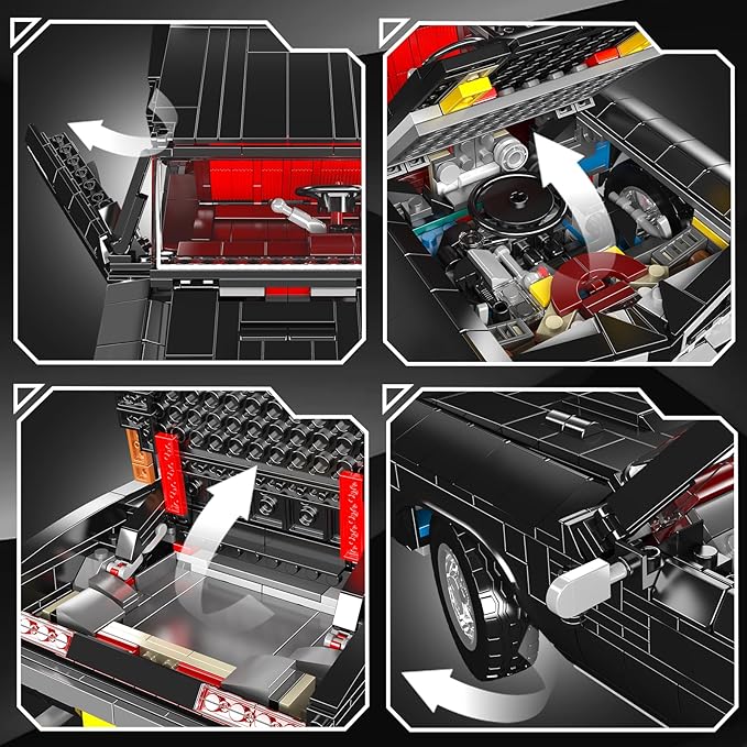 Mould King 10199 Car Model Kits MOC Bricks Collectible Sportscar Building Blocks Car Building Kits for Adult Static Version 1563 PCS
