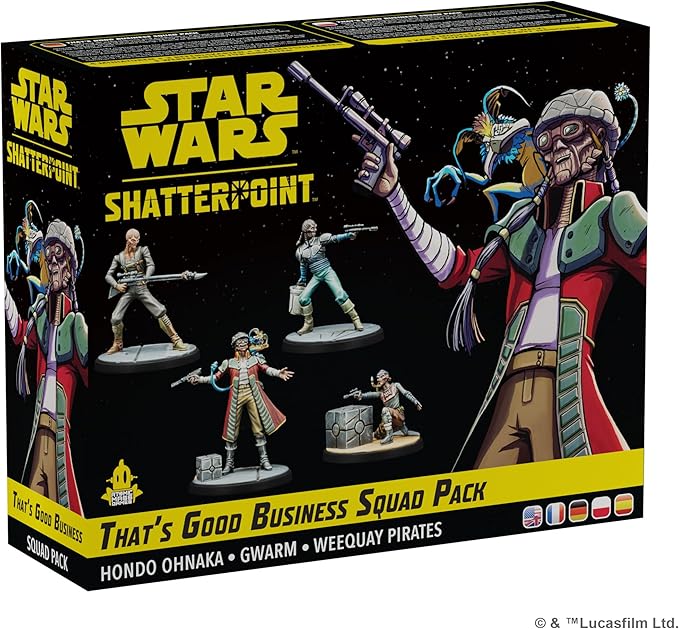 Star Wars Shatterpoint That's Good Business SQUAD PACK - Tabletop Miniatures Game Strategy Game for Kids and Adults Ages 14+ 2 Players 90 Minute Playtime Made by Atomic Mass Games