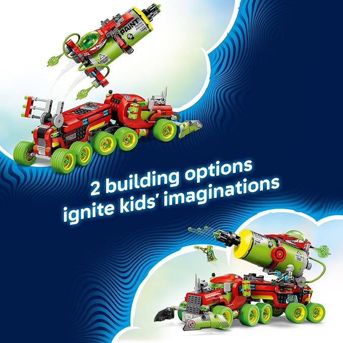 LEGO DREAMZzz Mateo’s Spray Paint Truck Building Toy for Kids - Pretend Play Set &amp 5 Toy Figures for Boys &amp Girls Ages 9+ - Truck with 2 Building Modes - Gift Idea for Birthdays - 71499