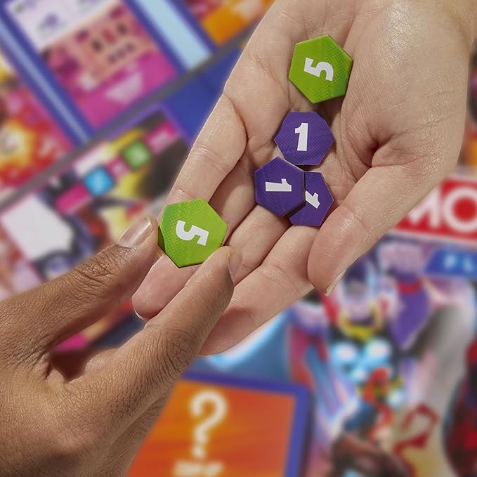 Monopoly Flip Edition: Marvel Board Game | Ages 8 and Up | 2 to 4 Players | Family Board Games for Kids Teens and Adults