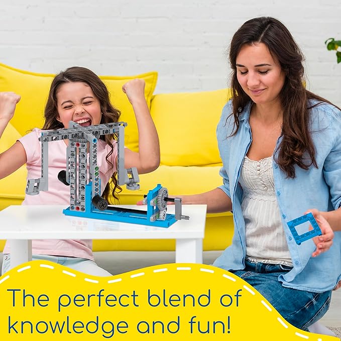 Thames &amp Kosmos Simple Machines Science Experiment &amp Model Building Kit Introduction to Mechanical Physics Build 26 Models to Investigate The 6 Classic Simple Machines