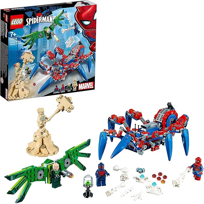 Lego 76114 Super Heroes Spider-Man Spider Crawler Building Set Marvel Toy Vehicles for Kids