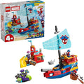 LEGO Marvel Spidey and His Amazing Friends Team Spidey Pirate Ship Building Toy for Kids - Super Hero Pretend Play Set for Preschool Boys &amp Girls Ages 4+ - Gift Idea for Birthdays - 11208
