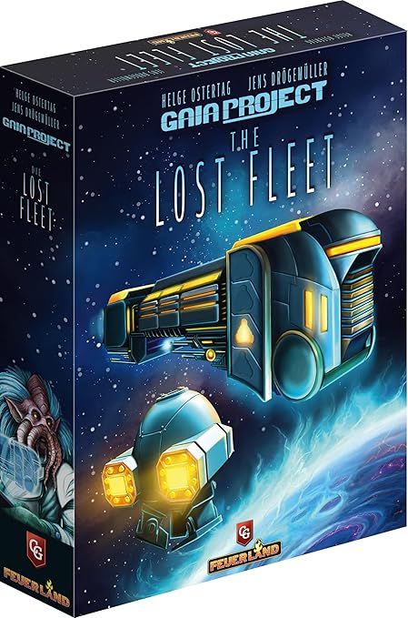 Capstone Games Gaia Project: The Lost Fleet Expansion | Strategy Board Game for Adults | 1-4 Players 90-150 Min Playtime | Solo &amp Multiplayer Gameplay | Ages 14+