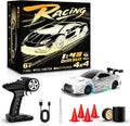 RC Drift Car 1/43 Mini RC Drift Car with Gyro 2.4GHz Full Proportional Control 20M/H 4WD High Speed Remote Control Alloy LED Lights &amp Drift Tires Toys Gift for Adults Boys and Girls