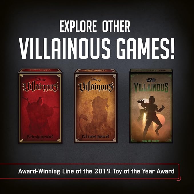 Ravensburger Star Wars Villainous - Power of The Dark Side Strategy Board Game - Join Darth Vader Kylo Ren and More in This Immersive Star Wars Universe Adventure - 2-4 Players - Ages 10+