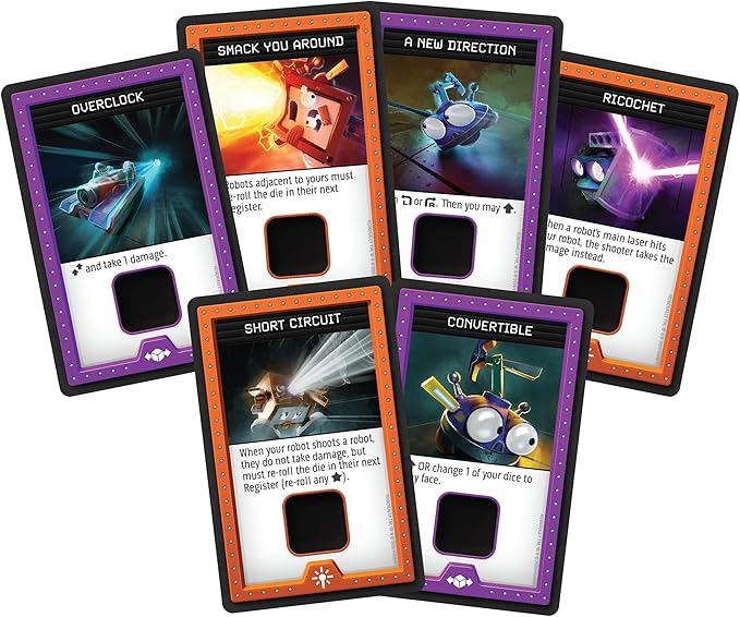 Renegade Game Studios Robo Rally Dice Board Game - Robot Racing Strategy Competitive Multiplayer 2-4 Players 30-45 Min