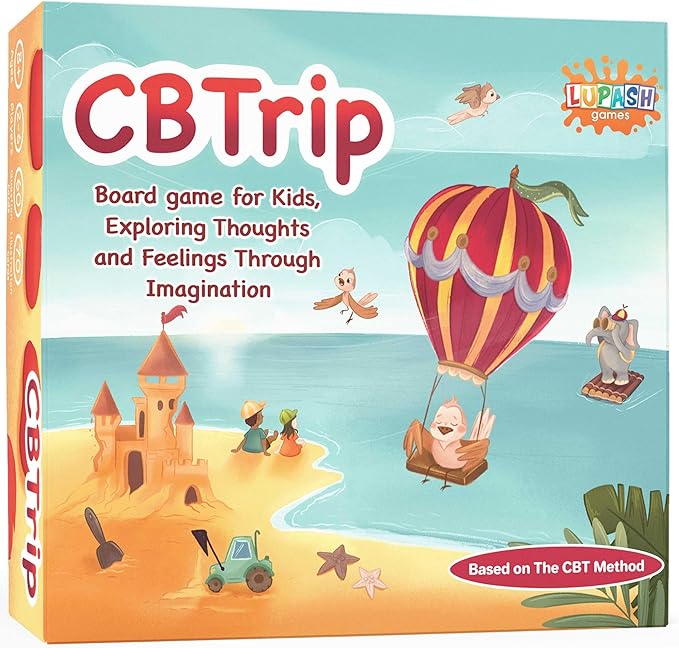 CBTrip Therapy Game for Kids Counseling Game Exploring Thoughts and Feelings Through Imagination CBT Therapy Games for Counselors Focusing on Social Skills Development Through Play