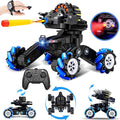 RC Tank that Shoots Gesture Sensing RC Tank 2.4GHz Battle Soft Bullets Hand Control Car Drift Remote Control Trucks for Boys &amp Girls 8-12 Remote Control Tank with Light Music
