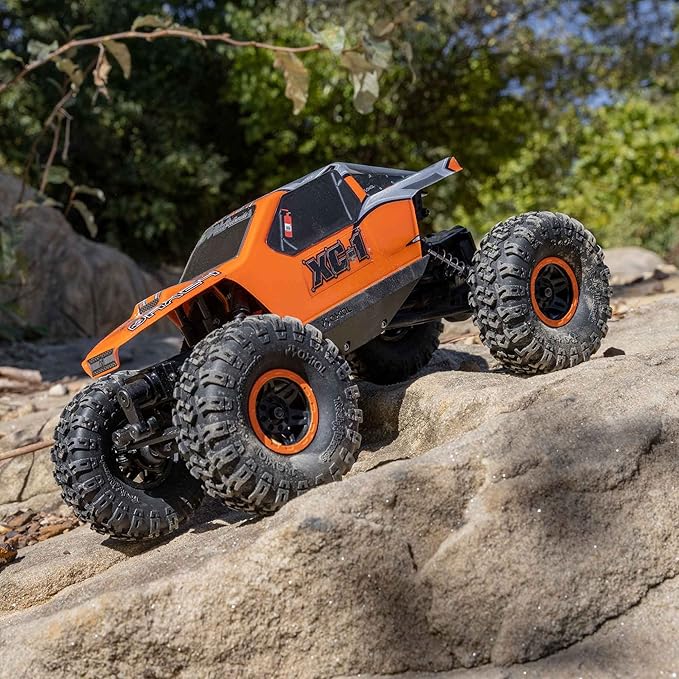 Axial RC Truck 1/24 AX24 XC-1 4WS Crawler Brushed RTR (Includes Everything Needed No Other purchases Required) Orange AXI00003T2