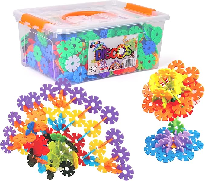 Discos Interlocking Connecting Kids Toys Preschool Learning Montessori Toys Play and Learning Stem Learning Toys Ages 3+