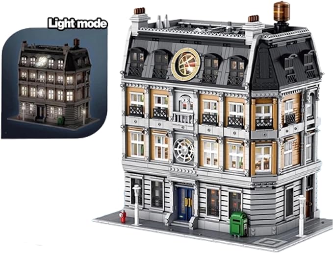 General Jim's New York Sanctorum Sanctum - Magic Library Santuary Modular City Bulding Blocks Set | Compatible with City Sets and All Major Brands