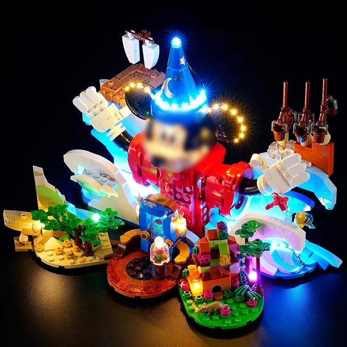 YEABRICKS LED Light for 21352 Ideas Magic of Disney Building Blocks Model (Building Set NOT Included)