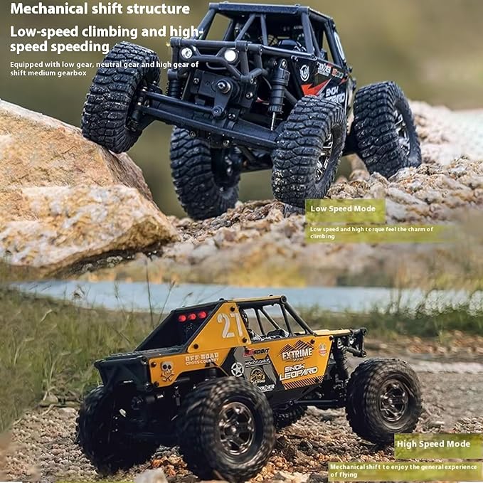 1/24 RC Crawler Car UDI RC UCX2405PRO 4wd Mini Climb Racing Brushless Motor 4 Wheel Steering 3 Speed Transmission RTR Toy (Black)