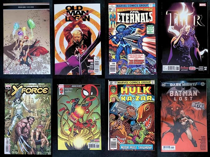 Huge 100 Comic Book Lot- Marvel and DC Only -All Vf to Nm+ No Duplicates Great Gift! Instant Collection