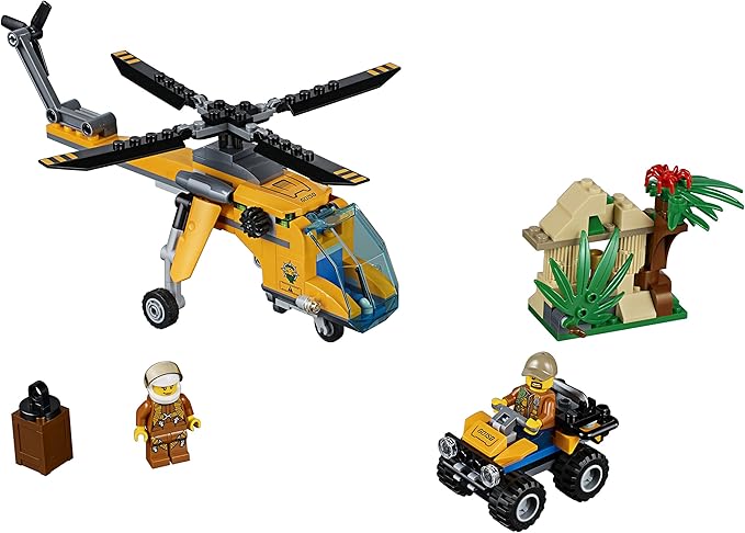 LEGO City Jungle Explorers Jungle Cargo Helicopter 60158 Building Kit (201 Piece)
