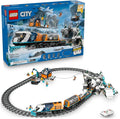 LEGO City Explorers' Arctic Polar Express Train Set - Building &amp Learning Toys for Kids - Remote Controlled Train for Boys &amp Girls Ages 7+ - with 6 Explorer Minifigures - Birthday Gift Idea -