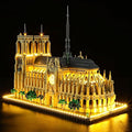 YEABRICKS LED Light for 21061 Architecture Notre Dame Cathedral Building Blocks Model (Building Set NOT Included)