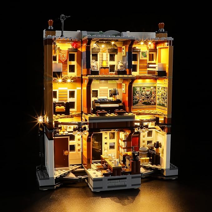 LED Light Kit Compatible with Lego 12 Grimmauld Place - Lighting Set for 76408 Building Model (Model Set Not Included)