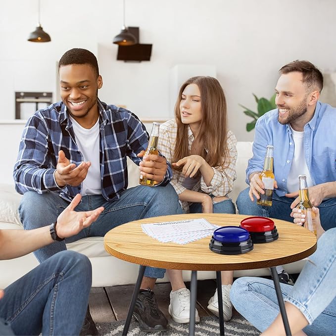 Baby Shower Friendly Feud Game with 2 Answer Buzzers Feud Card for Family Game Night Fun Trivia Quiz for Party Office Class Groups Team Building