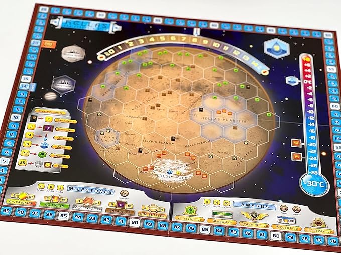 Terraforming Mars: Hellas Elysium - The Other Side of Mars Expansion by Stronghold Games Strategy Board Game