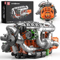Mould King 10200 Truck Engine Model Kit That Runs 3236 PCS STEM Toy Gift for Adults 14+ Teens Engineering Toys for Display Collection