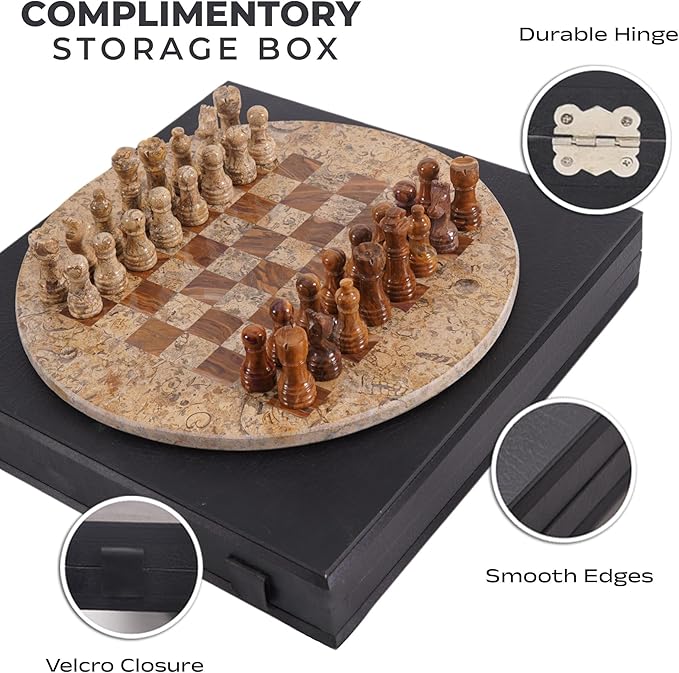 Marble Chess Set for Adults with Complementary Storage Box 15 Coral &amp Red Handmade Chess Board Game with 2 Extra Queens Unique Gift &amp Home Décor
