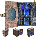 Magic Booknook Building Set with LED Light Mini Bookend Building Kit for Bookshelf &amp Home Decor DIY Miniature Book Nook Building Model for Kids Adults Teens (Circle of Magic)