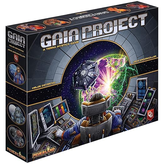 Gaia Project Board Game by Capstone Games – Strategy Space Exploration Game Terraforming &amp Space Colony Game Sci-Fi Faction Game for Adults 1-5 Players Advanced Strategy High Replay Value