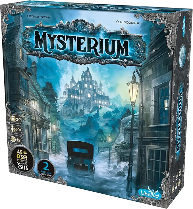 Asmodee Mysterium Board Game (2025 Refresh) - Cooperative Psychic Mystery Game with Updated Components &amp New Cards Family Fun for Kids &amp Adults Ages 10+ 3-7 Players 45 Minute Playtime